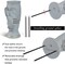 Cemetery Vase, Memorial Grave Vase with Ground Spikes, Angel Vases for Artificial Flowers, Grave Flowers Holder for Cemetery Headstone (1Piece, Flowers are NOT Included)